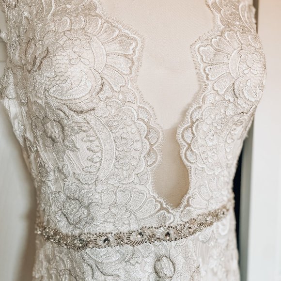 Sottero & Midgley Wyatt Custom Gown (DRY CLEANED) - Picture 6 of 9